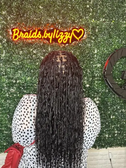 boho knotless braids