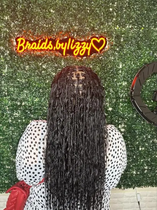 boho knotless braids